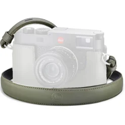 Leica Leather Carrying Strap Olive Green