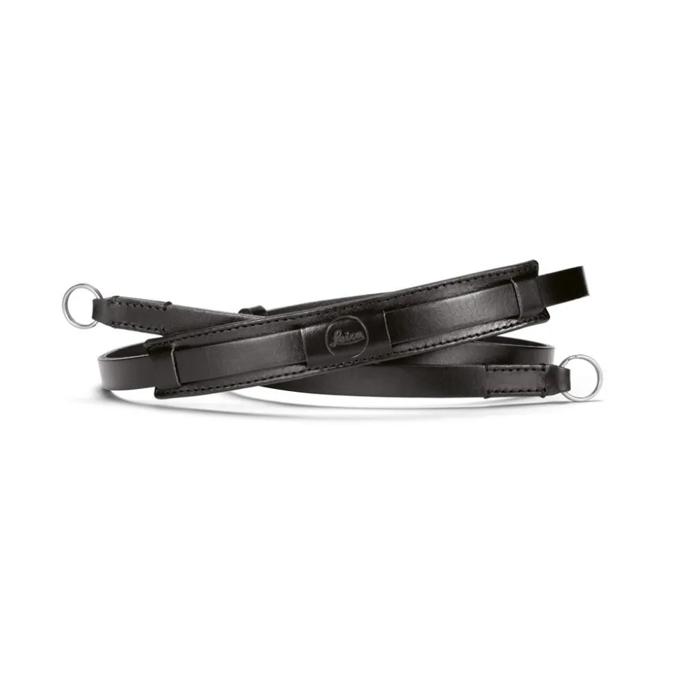 Leica Neck Strap Vintage Black Leather