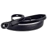 Leica Neck strap with protection flap, leather black