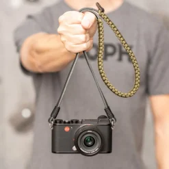 Leica Paracord Strap 100cm Black/Olive by COOPH