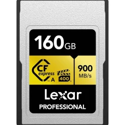 Lexar 160GB Professional CFexpress Type A Card Gold Series