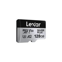 Lexar microSDXC Silver Plus UHS-1 128GB V30 R205/W150MB/s