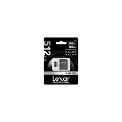 Lexar microSDXC Silver Plus UHS-1 512GB V30 R205/W150MB/s