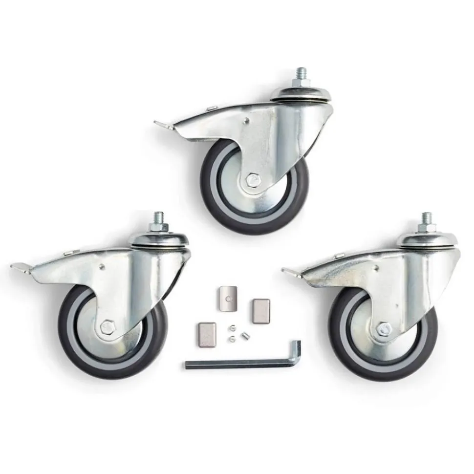 Manfrotto 104G 100mm Wheel Set with Brakes