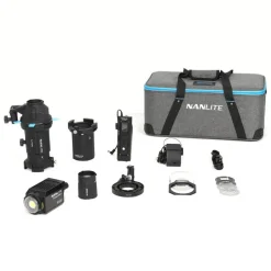 Nanlite Forza 60B II LED Bi-color Spot Light with 19 & 36 degree Projection Attachment Kit