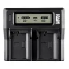 Newell DC-LCD Dual Channel Charger For NP-FW Series Batteries