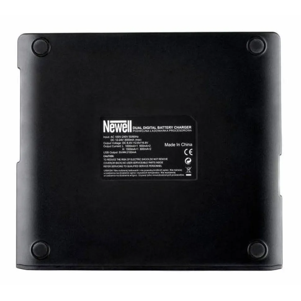 Newell DC-LCD Dual Channel Battery Charger For DMW-BLF19E Batteries