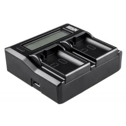 Newell DC-LCD Dual-Channel Charger For NP-F & NP-FM Series Batteries