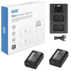 Newell DL-USB-C Charger and 2x NP-FW50 Batteries for Sony Kit