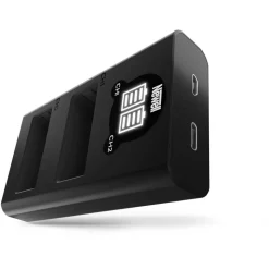 Newell DL-USB-C Dual Channel Battery Charger for DMW-BLG10 Batteries