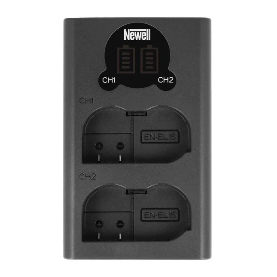 Newell Xtra Power Set 1x Charger and 1x EN-EL15b Battery for Nikon