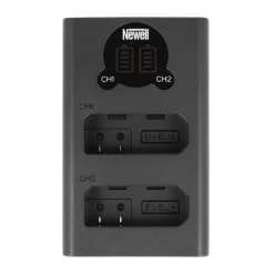 Newell Xtra Power Set XL Charger and 2x EN-EL14 Batteries for Nikon