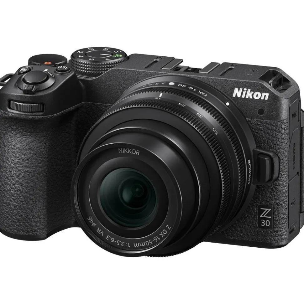 Nikon Z30 With Z DX 16-50mm f/3.5-6.3 VR Lens Kit