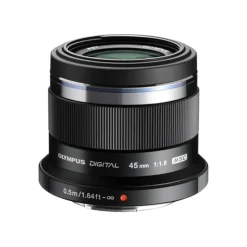 Olympus M.Zuiko Digital 45mm f/1.8 Lens Black