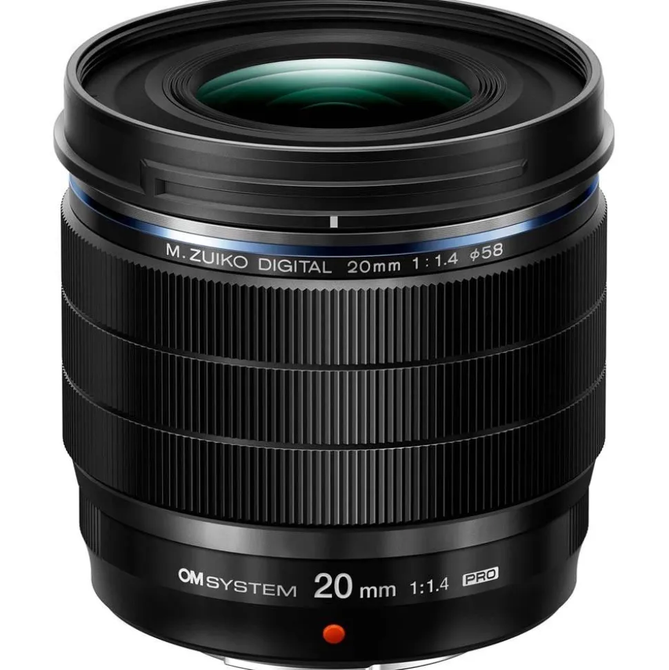 OM SYSTEM M.Zuiko Digital ED 20mm f/1.4 PRO Lens for MFT