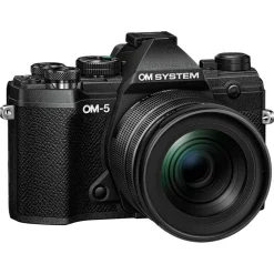OM System OM-5 Camera Black with 12-45mm f/4 Pro Lens Kit
