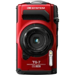 OM System Tough TG-7 Compact Action Camera Red