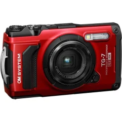 OM System Tough TG-7 Compact Action Camera Red
