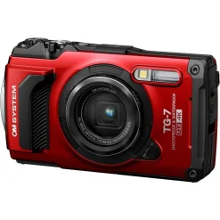 OM System Tough TG-7 Compact Action Camera Red