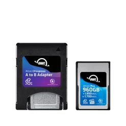 OWC Atlas Pro CFexpress Type A Card 960GB VPG 200 CFX A to B Adapter Included