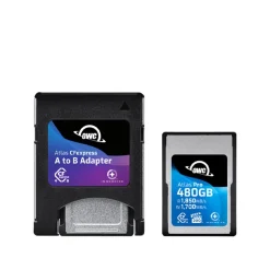 OWC Atlas Pro CFexpress Type A Card 480G VPG 200 CFX A to B Adapter Included