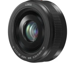 Panasonic Lumix G 20mm f/1.7 II ASPH Pancake Lens Black