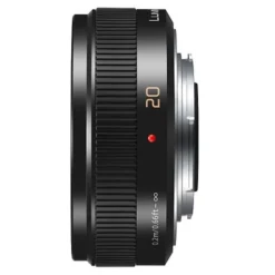 Panasonic Lumix G 20mm f/1.7 II ASPH Pancake Lens Black