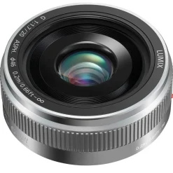 Panasonic Lumix G 20mm f/1.7 II ASPH Pancake Lens Silver