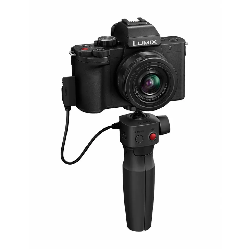 Panasonic Lumix G100 With G Vario 12-32mm Lens And DMW-SHGR1 Grip Kit