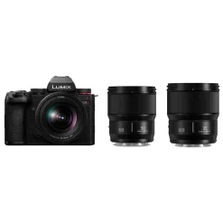 Panasonic Lumix S5 II with 20-60mm, 50mm and 35mm Lens Kit
