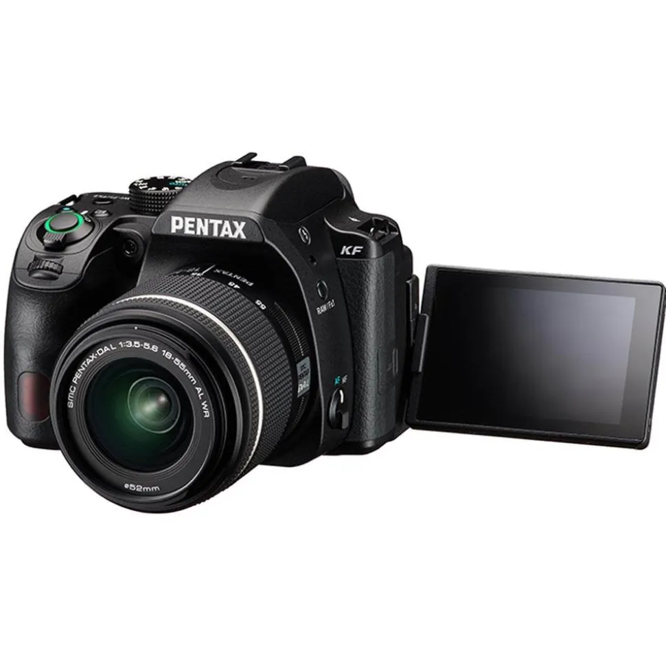 Pentax KF Camera with DA 18-55mm f/3.5-5.6 AL WR Lens