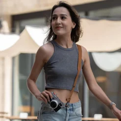 PGYTECH Camera Shoulder Strap Air Retro Style Earth Brown Large