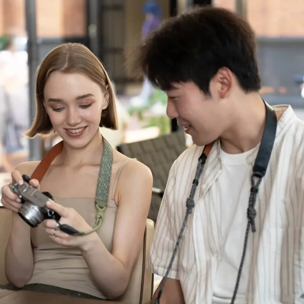 PGYTECH Camera Shoulder Strap Air Quick Release Camera Strap Vibrant Orange