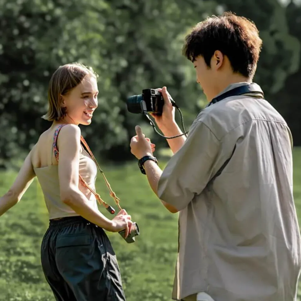 PGYTECH Camera Shoulder Strap Air Quick Release Camera Strap Grass Green