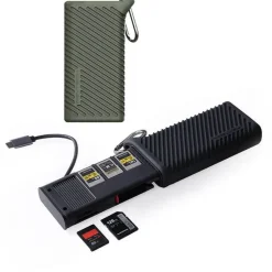 PGYTECH CreateMate CFexpress B/SD Reader and Case Moss Green