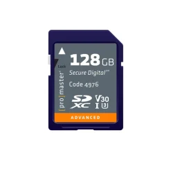 ProMaster Advanced 128GB SDHC V30 U3 Memory Card