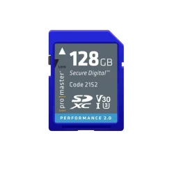 ProMaster Performance 128GB SDHC V30 2.0 Memory Card