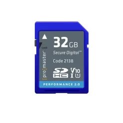 ProMaster Performance 32GB SDHC V10 2.0 Memory Card