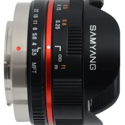 Samyang 7.5mm f/3.5 UMC Fisheye Micro Four Thirds Lens Black