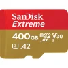 SanDisk 400GB Extreme 190MB/s A2 UHS-I microSDXC Card with SD Adapter