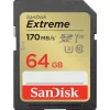 SanDisk 64GB Extreme 170MB/s UHS-I SDHC Memory Card