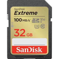 SanDisk 32GB Extreme 100MB/s UHS-I SDHC Memory Card Twin Pack