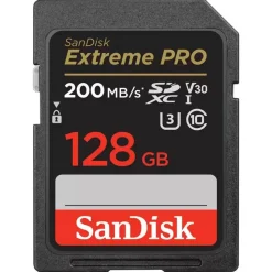 SanDisk 128GB Extreme PRO 200MB/s UHS-I SDXC Memory Card