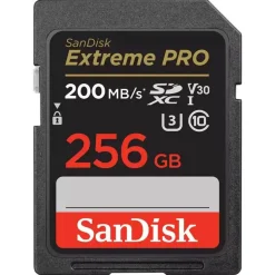 SanDisk 256GB Extreme PRO 200MB/s UHS-I SDXC Memory Card