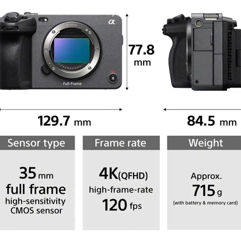 Sony FX3 Full Frame Cinema Line Camera