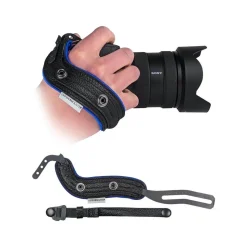 Spider Holster SpiderPro Hand Strap v2 Black and Blue Trim