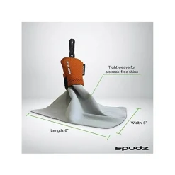 Spudz 10x10 Inch Micro-Fibre Cloth (Blue Lightning)