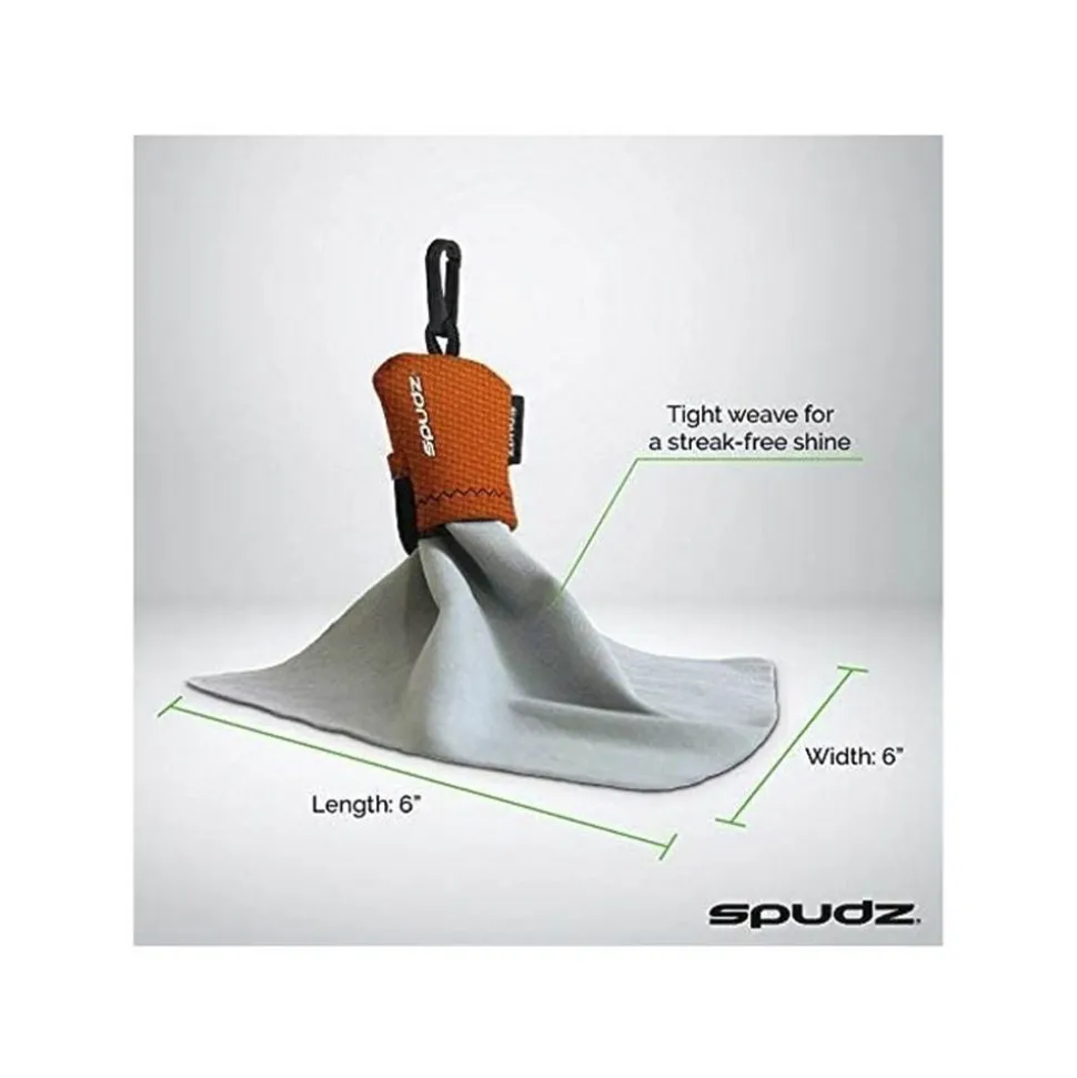 Spudz 10x10 Inch Micro-Fibre Cloth Vivid Red