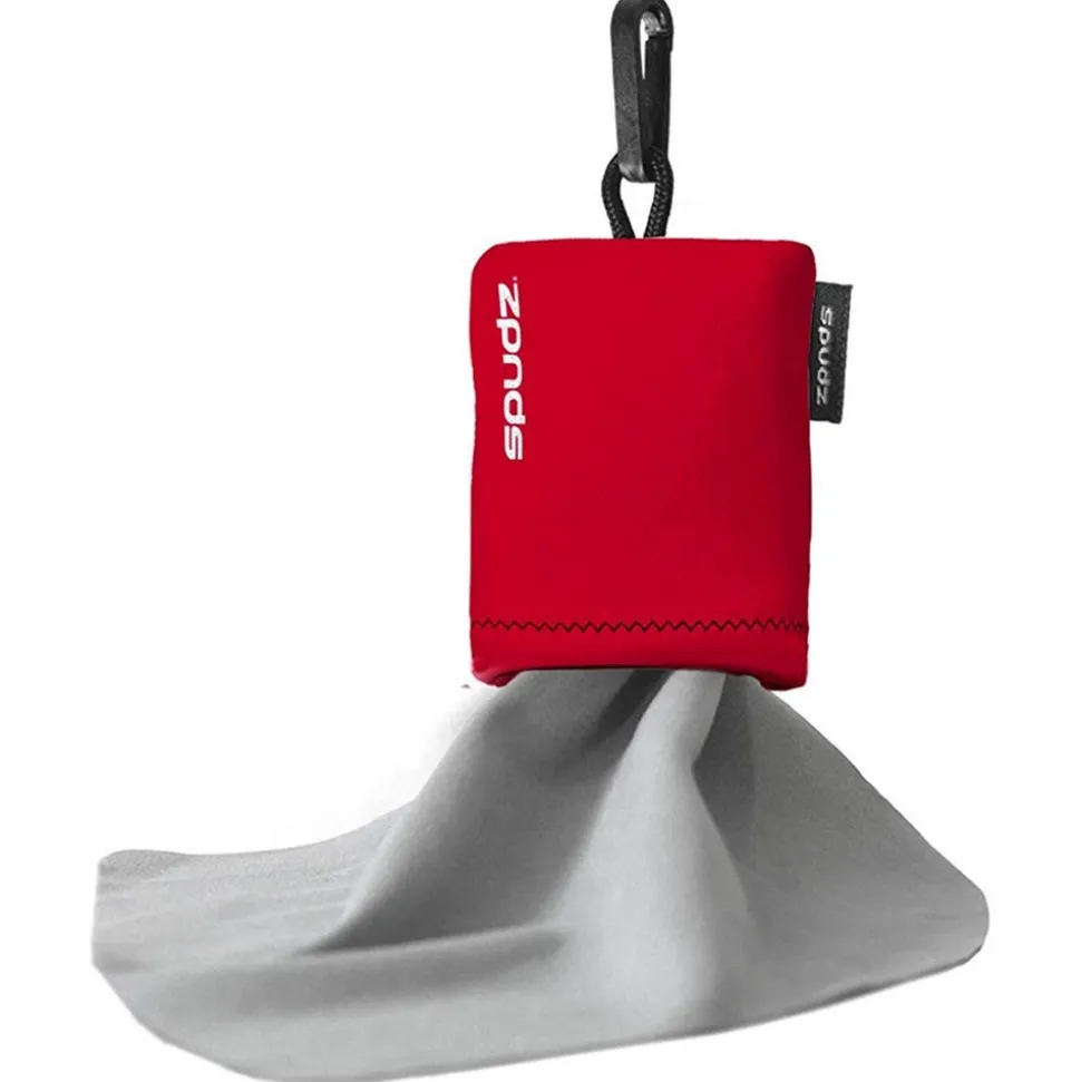 Spudz 10x10 Inch Micro-Fibre Cloth Vivid Red