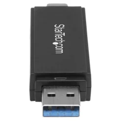 StarTech SDMSDRWU3AC card reader USB 3.2 Gen 1 (3.1 Gen 1) Type-A/Type-C Black